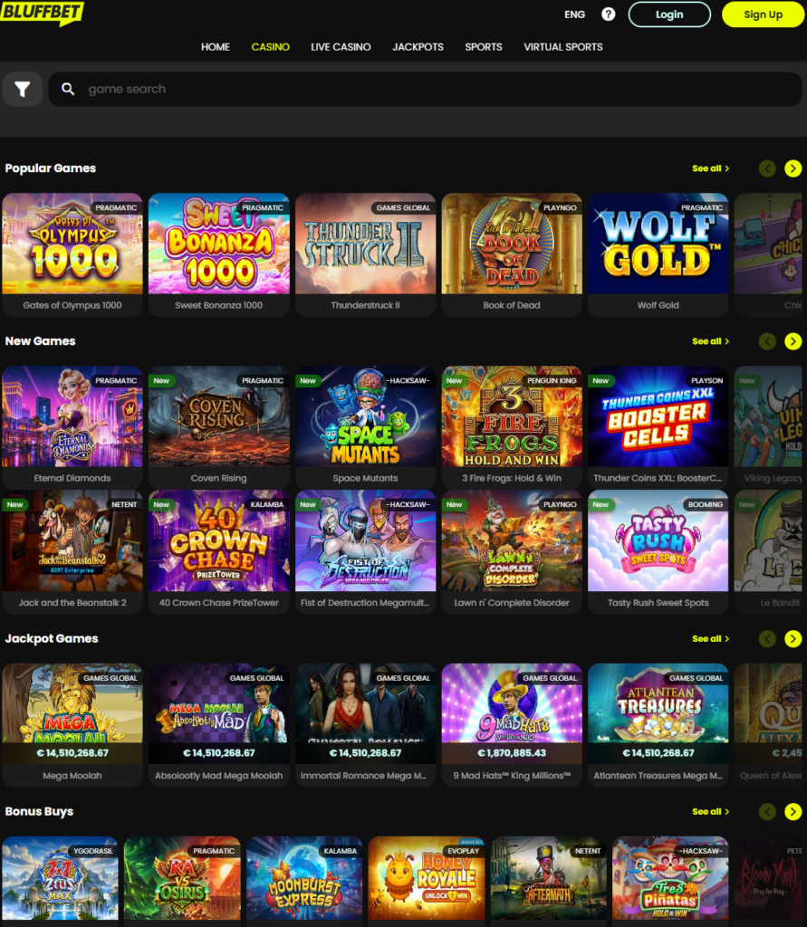 BluffBet Casino 1